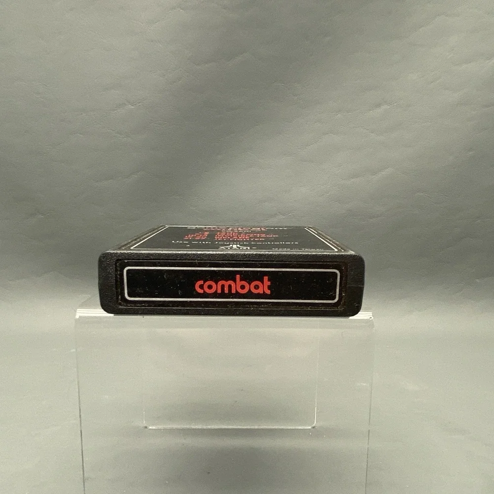 Combat (Atari 2600) Picture Label Game Cart w/ Box/ Instruction Program